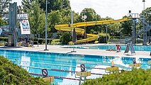 Photo de la piscine en plein air d'Yverdon-les-Bains